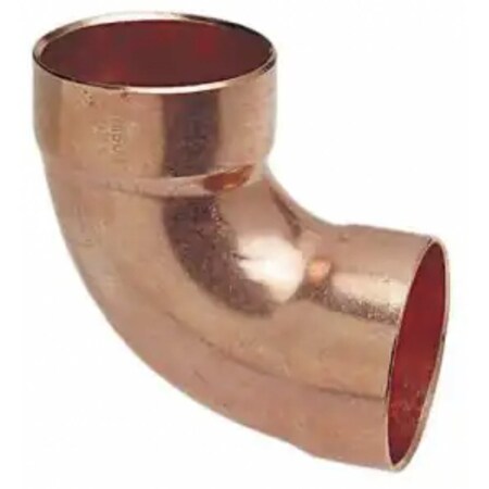 American Imaginations 3 in. x 3 in. Copper 90 Elbow - Wrot AI-35303